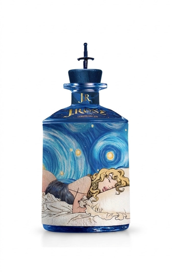 JRose JR80 London Dry Gin artigianale Limited Edition 80° compleanno Milo Manara 0,70l