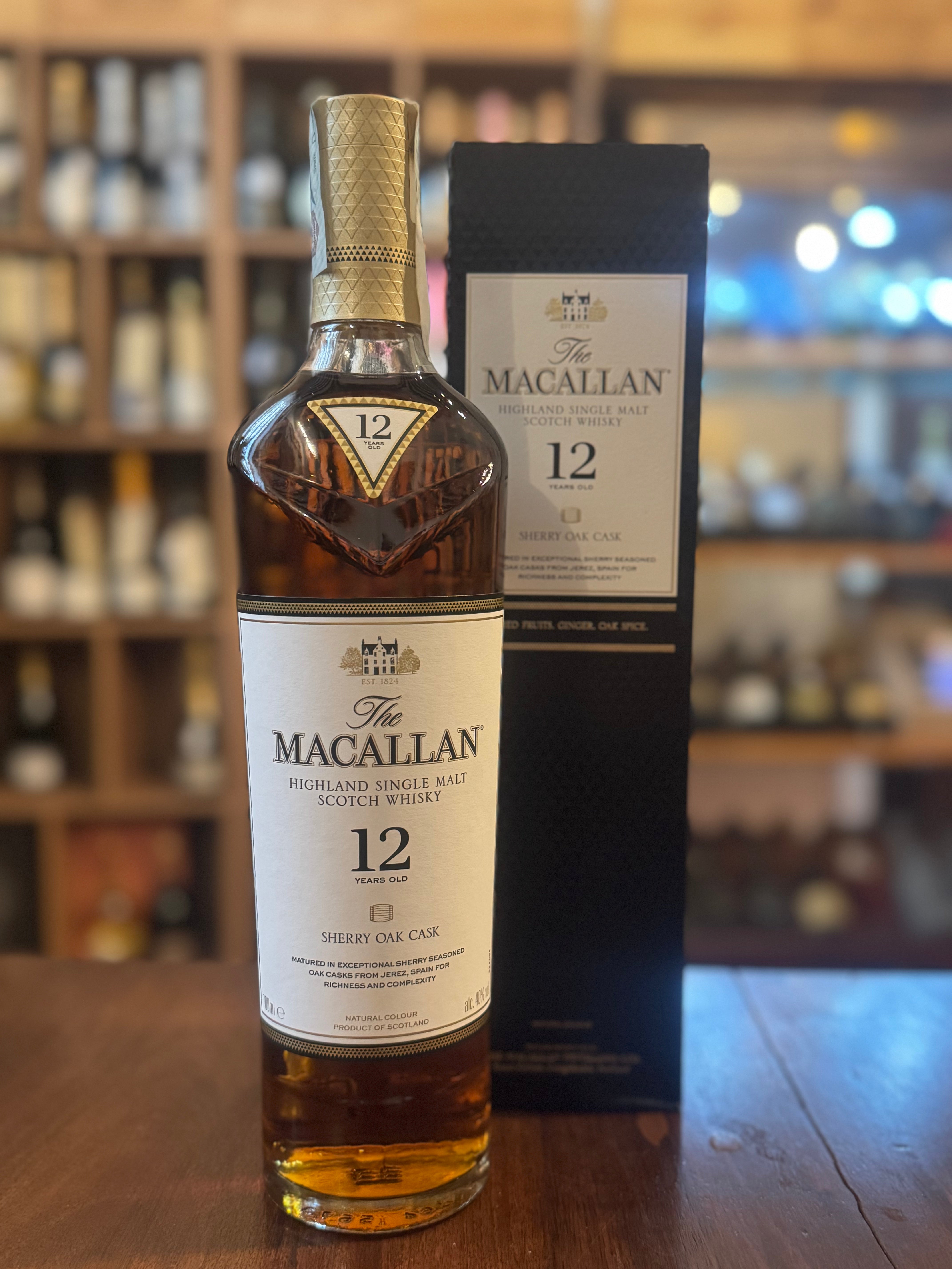 Macallan 12y sherry oak caso