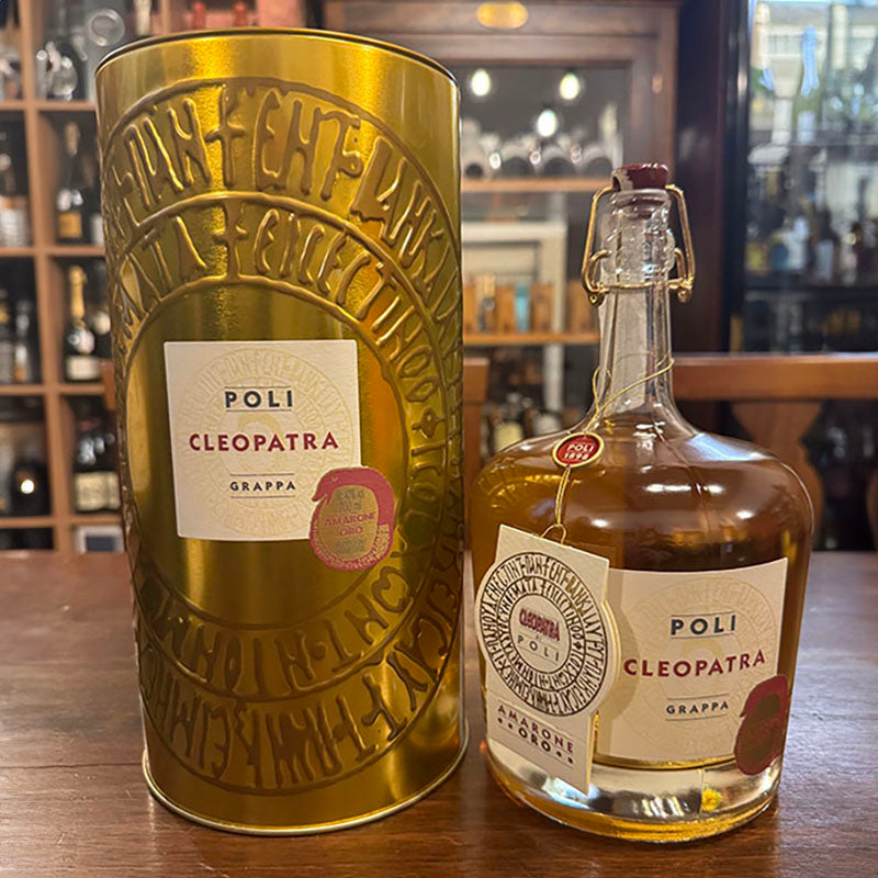 Cleopatra Amarone Oro – Grappa Poli | Distillazione Sottovuoto | Idea Regalo Premium